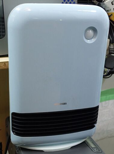 札幌 アイリスオーヤマ 電気ファンヒーター JCH-12TD4 2021年製 人感センサー付き 中古