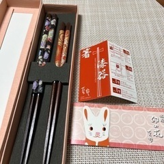 銀座夏野　漆器お箸の画像