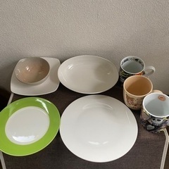 【セット】皿、コップ貰ってください
