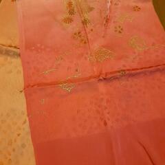 半襟　正絹❓️　化繊　紬　帯揚げの画像