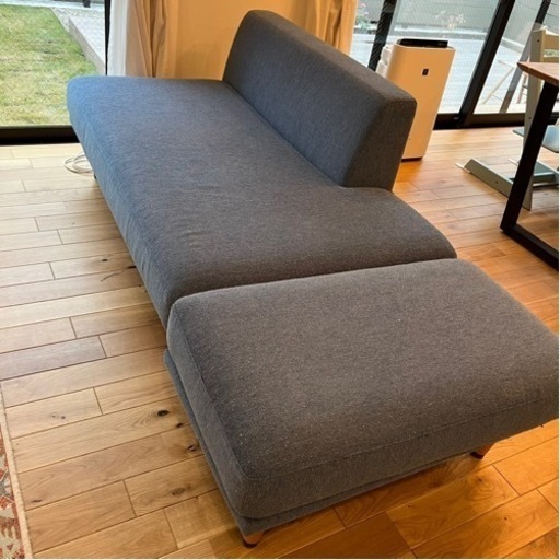 【美品】東京インテリア ブルー ソファ