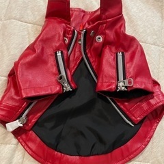【決まりました】新品未使用 犬の服 ライダースジャケット アウター