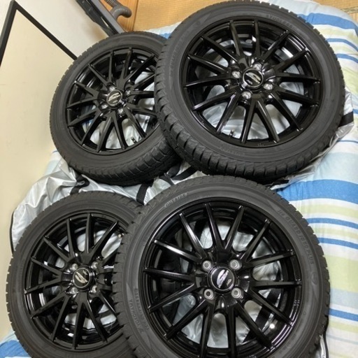 [受け渡し者決まりました。]  15インチ、アルミホイール、スタッドレスタイヤ4本