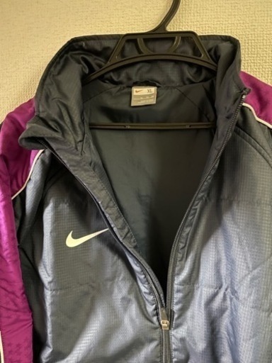 NIKEナイキ 裏起毛上下ジャージセット（ネイビー）上XL、下L【値下げ交渉可】