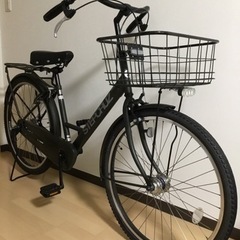 BRIDGESTONE シティサイクル ステップクルーズ 点灯虫 26型 変速なし(手入れ済み)