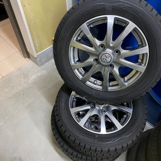 スタッドレスタイヤ ホイールセット 13インチ ダンロップ