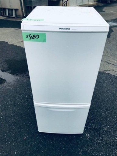 2480番 パナソニック✨冷凍冷蔵庫✨NR-B145W-W‼️