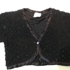 Mihoko Saito モヘアビーズ刺繍ボレロ