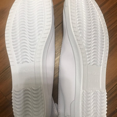 新品　子供用上靴　白/22.5センチの画像