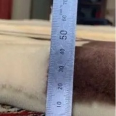 丸八真綿メディカルファートン　ムートンシーツ２枚未使用の画像