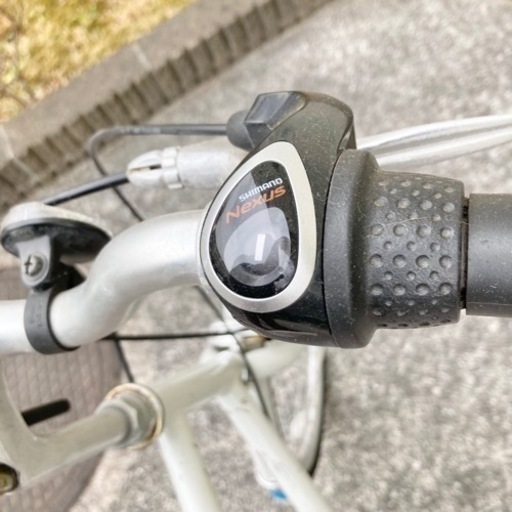 無印良品　クロモリ　自転車　20インチ　シマノ内装3段　グレー