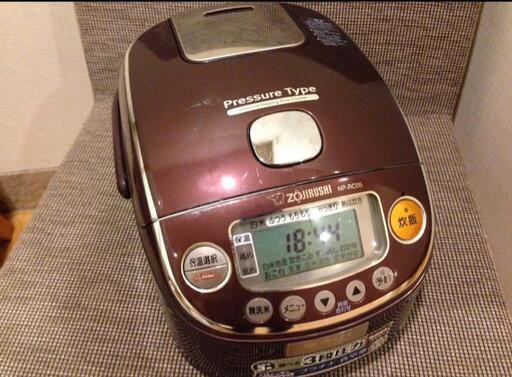 ZOJIRUSHI 圧力IH炊飯ジャー　3合炊き　NP-RC05 2010年製