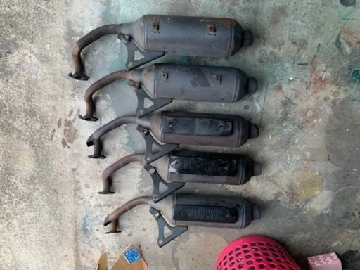 ZR 黒巻き　規制前　マフラー