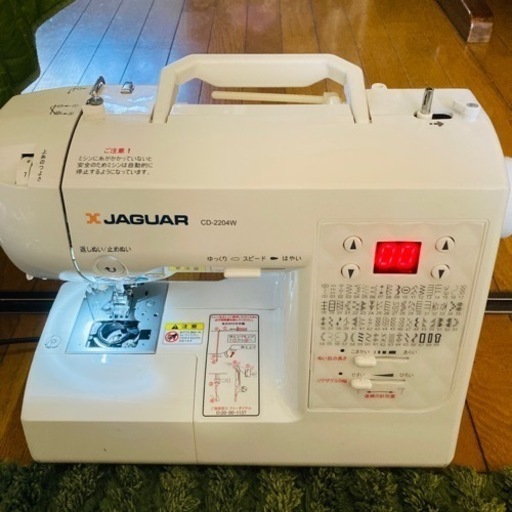 ジャンク　ジャガー　CD-2204W　コンピューターミシン本体