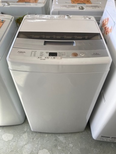 アクア　4.5キロ洗濯機　2018年製　 リサイクルショップ宮崎屋住吉店　23.1.28　ｙ