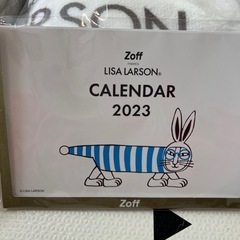 新品・未使用　LISA LARSON ブランケット2枚&2023カレンダーの画像