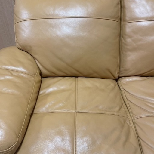 2/20までの受取可能なら値下げ　ニトリ　Nステイツ　本革　ソファ　2人掛け　美品