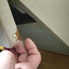 天板開閉式テーブル(抽斗付き)の画像