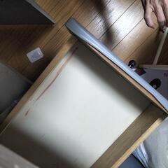 天板開閉式テーブル(抽斗付き)の画像