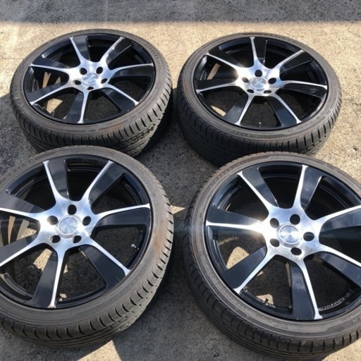 値下　225/40ZR19 バリ溝　4本　ホイール付