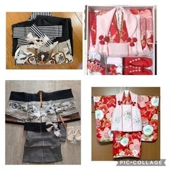 七五三　着物　5歳男児&3歳女児セット