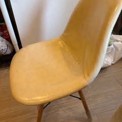 革張りイームズチェア2脚+NORDEN ノールデン　ダイニングセット