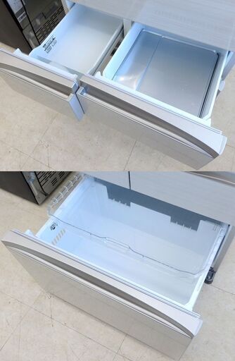 北海道千歳市/恵庭市 東芝 555L冷蔵庫 GR-H560FV(ZC) 2014年製 ルーセントアイボリー 6ドア 両開き TOSHI