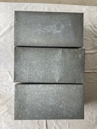レトロ　ブリキ　衣装　収納　ケース　3個