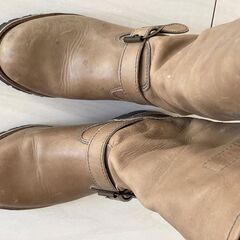 中古 Yosuke ブーツ 23.5 オリーブ