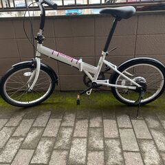 リサイクルショップどりーむ荒田店　No548 エコNo15588X 自転車　折りたたみ自転車　２０インチ　ギア切り替え付き♪　整備済♪