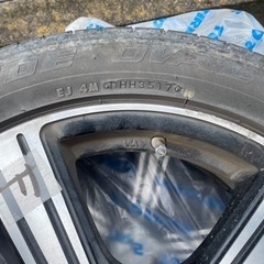 【お取引者様決定】夏用ミニバン17インチホイール付タイヤセットの画像