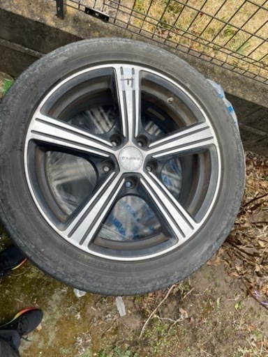 【お取引者様決定】夏用ミニバン17インチホイール付タイヤセット