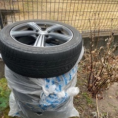 【お取引者様決定】夏用ミニバン17インチホイール付タイヤセットの画像