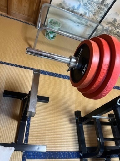 FIGHTING ROAD/ファイティングロード 折りたたみベンチ ベンチプレス バーベル70kg