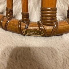 ラタン　籐　丸椅子【お話中】の画像