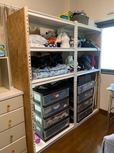 【2つまとめ売り】アイリスプラザ ラック スチールラック メタルラック 白棚