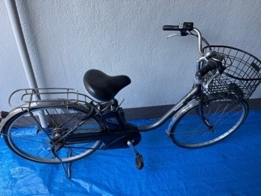早い者勝ち　パナソニック電動アシスト自転車　グレー　2015式　中古