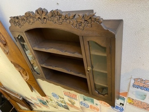 【愛品館 江戸川店】壁掛け飾り棚 ウォールシェルフ ID:150-049414-007