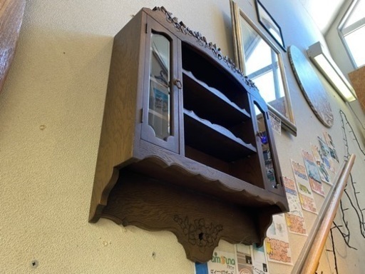 【愛品館 江戸川店】壁掛け飾り棚 ウォールシェルフ ID:150-049414-007