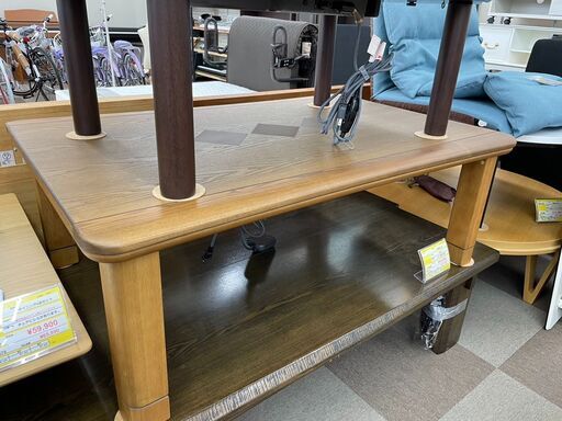 ?アサヒ木工 家具調こたつ ?定価￥49,900? 和モダンデザイン!! 使用感少ないです!!?