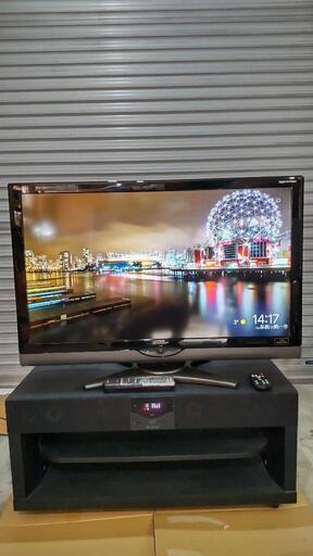 アクオス40型液晶テレビ＋サウンドテレビ台　セット