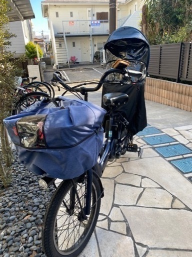 【お譲りする方が決まりましたので連絡頂いても返事は控えさせて頂きます。ご了承ください。】【3月18日or3月19日　引き渡し限定】子乗せ電動自転車