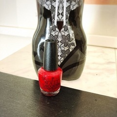 OPI 3.75mlミニボトル ラメ レッド マネキュアの画像