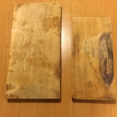 【取引中】木のまな板　大＆中セット
