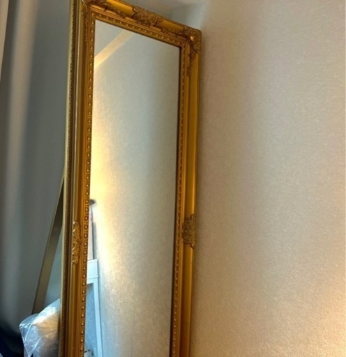 アンティークミラー ゴールド 取りに来てくれる方