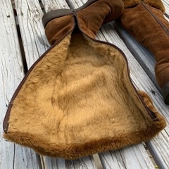 【値下げしました】スエードブーツ　35の画像