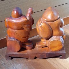 木彫りの恵比寿・大黒の画像