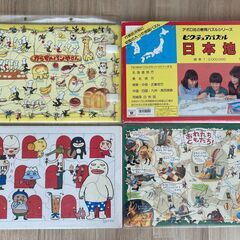 パズル４種：日本列島・からすのパンやさん・ともだちや・でこぼこフレンズ