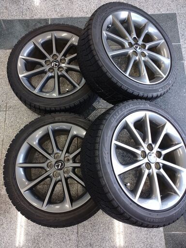 レクサス　CT200h　純正　ホイール　Fスポーツ　スタッドレスタイヤ　冬用　ブリザック　VRX　ブリジストン　BS　215/45R17