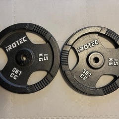 専用ページです。美品 IROTEC 15キロプレート 1枚② アイロテックプレート15kg×2枚